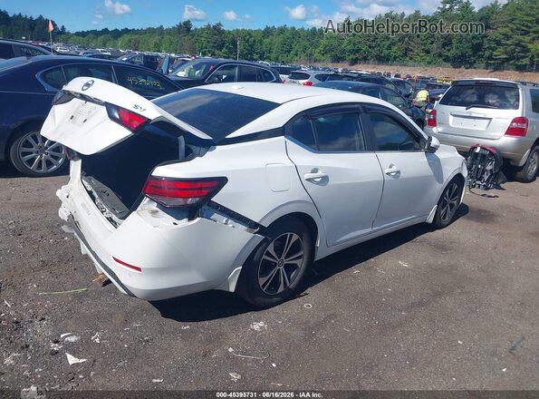 3N1AB8CV2LY214974 2020 NISSAN SENTRA White უკანა სალონის ხედი