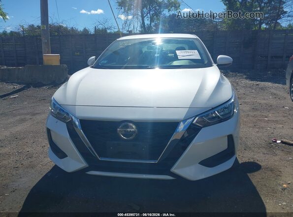 3N1AB8CV2LY214974 2020 NISSAN SENTRA White ხელსაწყოთა პანელის ხედი