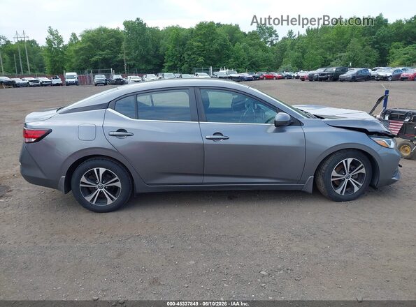 3N1AB8CV2LY215994 2020 NISSAN SENTRA Gray Widok wnętrza z tyłu