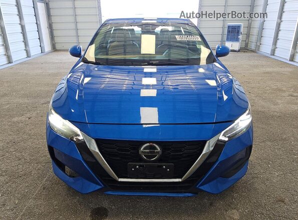 3N1AB8CV2LY286709 2020 NISSAN SENTRA Blue Вид спереду