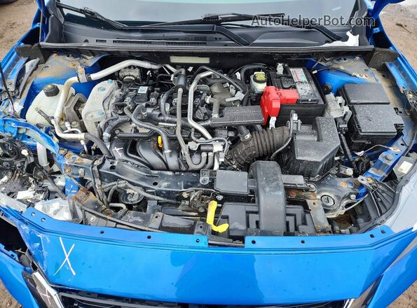 3N1AB8CV2MY204950 2021 NISSAN SENTRA Blue Rear interior view