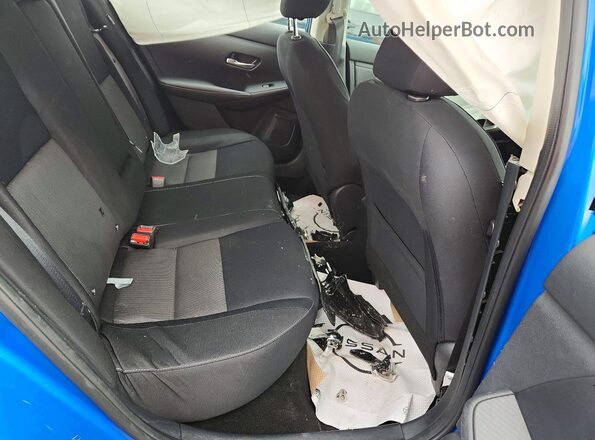 3N1AB8CV2MY204950 2021 NISSAN SENTRA Blue Rear seats view
