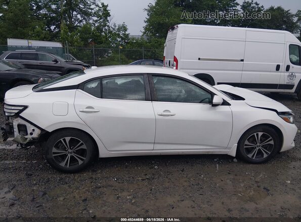 3N1AB8CV2MY225507 2021 NISSAN SENTRA White Панорамний вид салону 360°