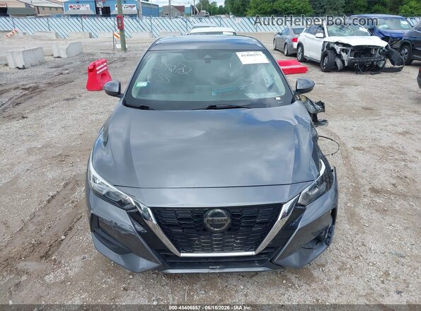 3N1AB8CV2MY227550 2021 NISSAN SENTRA Gray Սարքավորումների վահանակի տեսք
