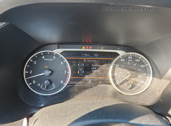 3N1AB8CV2MY230433 2021 NISSAN SENTRA Gray Instrument cluster view