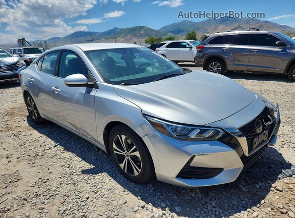 3N1AB8CV2MY239519 2021 NISSAN SENTRA Silver წინა მარჯვენა