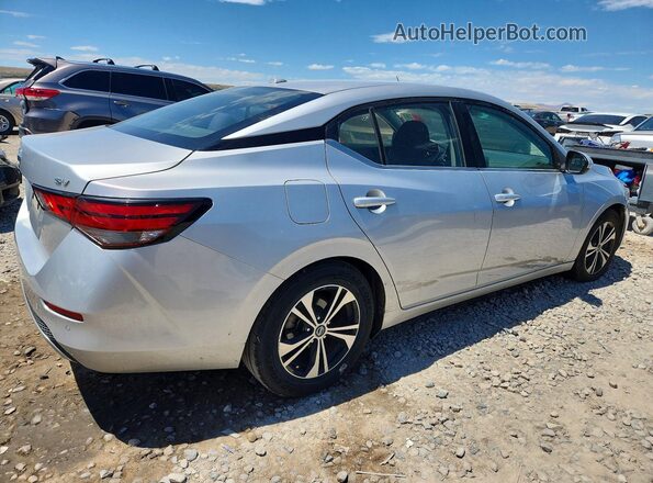 3N1AB8CV2MY239519 2021 NISSAN SENTRA Silver უკანა მარჯვენა