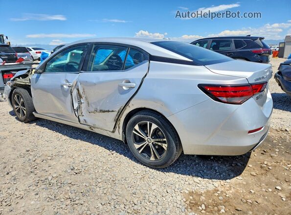 3N1AB8CV2MY239519 2021 NISSAN SENTRA Silver უკანა მარცხენა