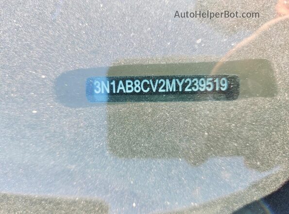 3N1AB8CV2MY239519 2021 NISSAN SENTRA Silver ძრავის განყოფილების ხედი