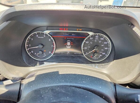 3N1AB8CV2MY239519 2021 NISSAN SENTRA Silver ხელსაწყოთა პანელის ხედი