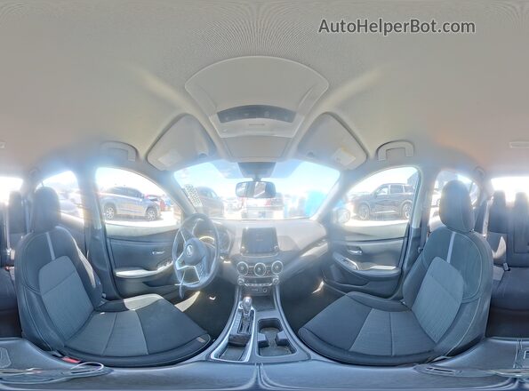 3N1AB8CV2MY239519 2021 NISSAN SENTRA Silver VIN კოდის სტიკერის ხედი