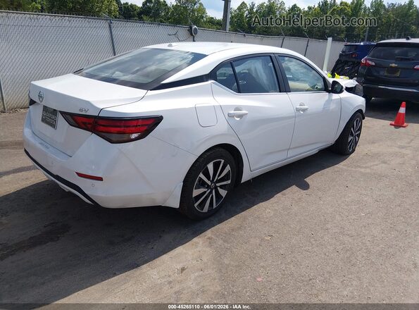3N1AB8CV2NY256712 2022 NISSAN SENTRA Белый Задняя правая четверть