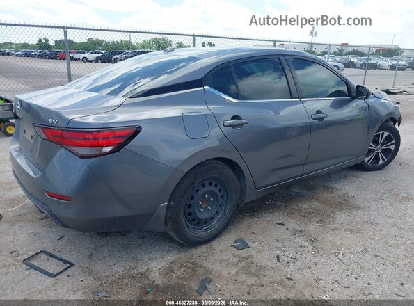 3N1AB8CV2NY268147 2022 NISSAN SENTRA Gray Trasero derecho