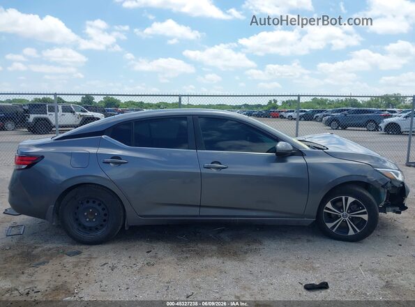 3N1AB8CV2NY268147 2022 NISSAN SENTRA Gray Vista interior trasera