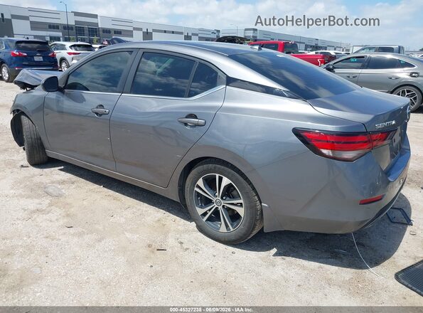 3N1AB8CV2NY268147 2022 NISSAN SENTRA Gray Trasero izquierdo