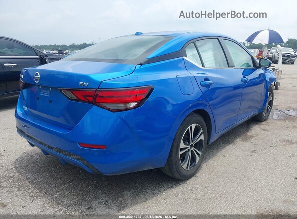 3N1AB8CV2NY317329 2022 NISSAN SENTRA Blue Rear right