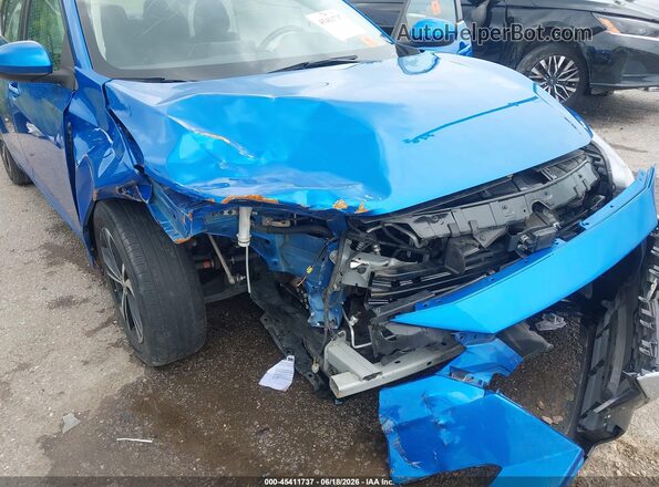 3N1AB8CV2NY317329 2022 NISSAN SENTRA Blue Front view