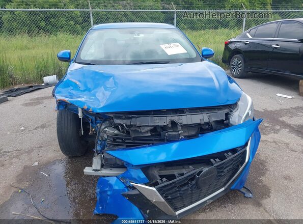 3N1AB8CV2NY317329 2022 NISSAN SENTRA Blue Dashboard view