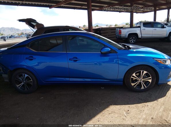 3N1AB8CV2PY221591 2023 NISSAN SENTRA Blue Սալոնի 360 աստիճան տեսք