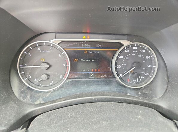 3N1AB8CV2PY229593 2023 NISSAN SENTRA Silver Vista del cuadro de instrumentos