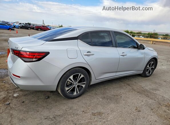 3N1AB8CV2PY229593 2023 NISSAN SENTRA Silver Trasero derecho