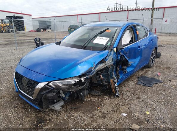 3N1AB8CV2PY253599 2023 NISSAN SENTRA Blue Front left