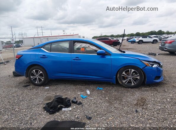 3N1AB8CV2PY253599 2023 NISSAN SENTRA Blue 360 interior view