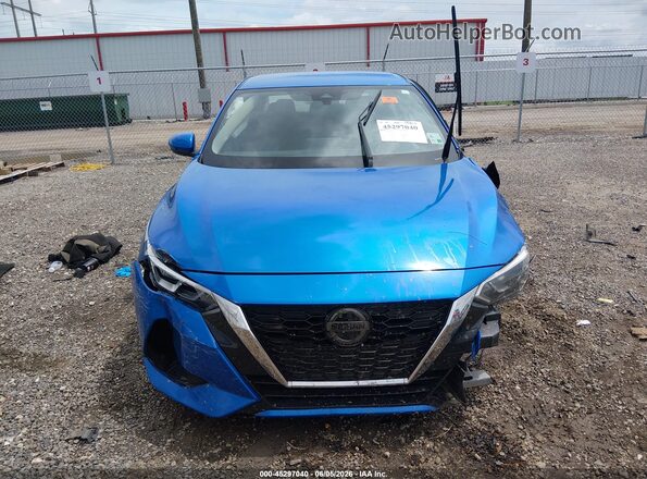 3N1AB8CV2PY253599 2023 NISSAN SENTRA Blue Rear interior view