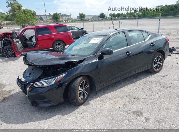 3N1AB8CV2PY287137 2023 NISSAN SENTRA Black Vista tres cuartos delantera izquierda