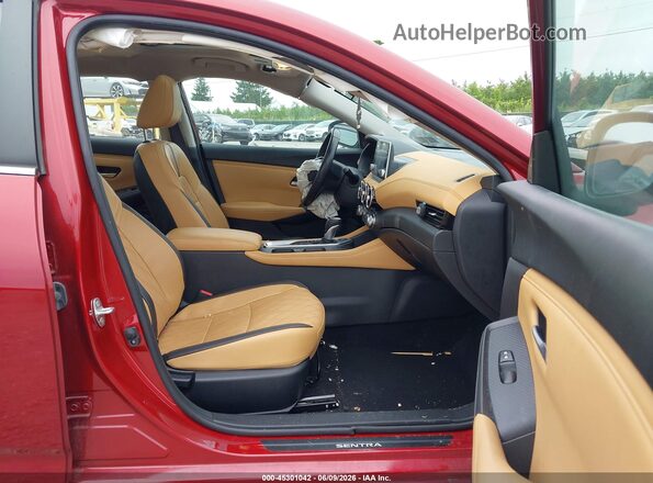 3N1AB8CV2PY296209 2023 NISSAN SENTRA Red წინა სალონის ხედი