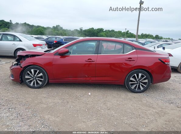 3N1AB8CV2PY296209 2023 NISSAN SENTRA Red სალონის 360-გრადუსიანი ხედი