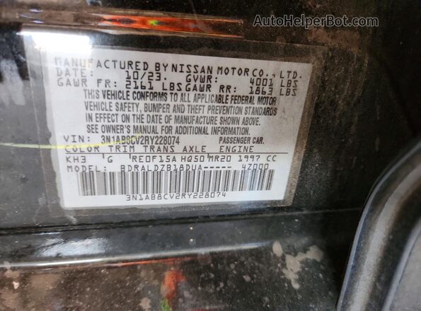 3N1AB8CV2RY228074 2024 NISSAN SENTRA Black Շարժիչի բաժամունքի տեսք