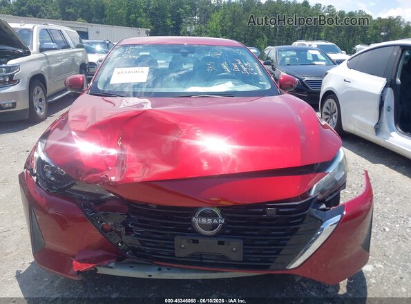 3N1AB8CV2RY296441 2024 NISSAN SENTRA Red ხელსაწყოთა პანელის ხედი