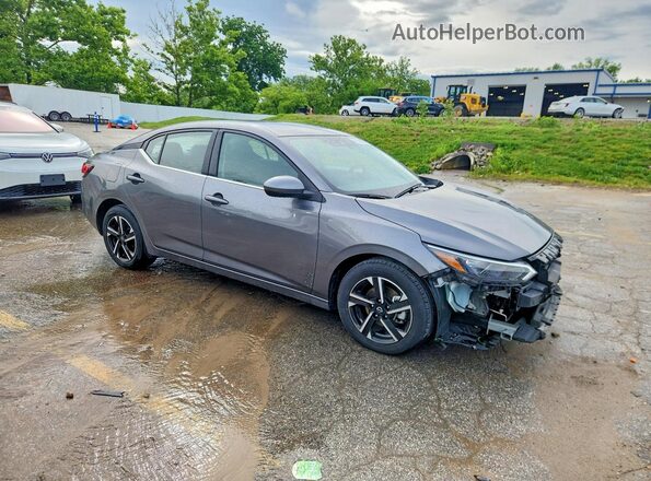 3N1AB8CV2RY297203 2024 NISSAN SENTRA Серый Передняя правая четверть