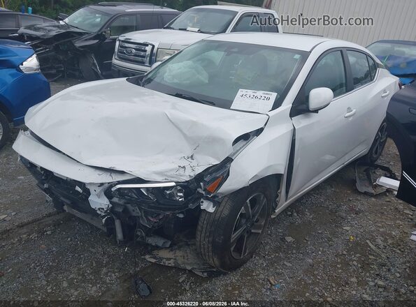 3N1AB8CV2RY301556 2024 NISSAN SENTRA Белый Передняя левая четверть