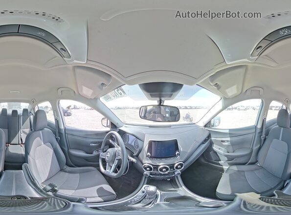3N1AB8CV2RY351129 2024 NISSAN SENTRA White Панорамний вид салону 360°