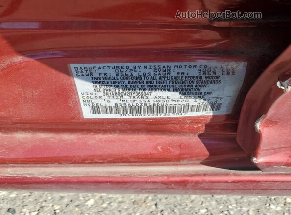 3N1AB8CV2RY369047 2024 NISSAN SENTRA Red 