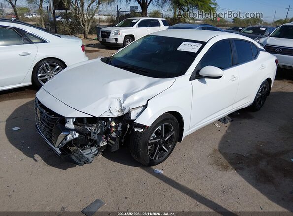 3N1AB8CV2SY269858 2025 NISSAN SENTRA White Przód lewy