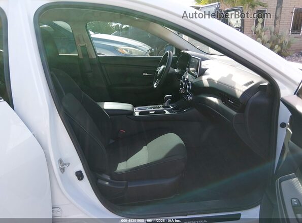 3N1AB8CV2SY269858 2025 NISSAN SENTRA White Widok wnętrza z przodu