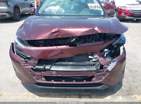 3N1AB8CV2SY341898 2025 NISSAN SENTRA Burgundy Widok z przodu