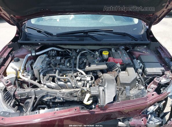 3N1AB8CV2SY341898 2025 NISSAN SENTRA Burgundy Widok z tyłu