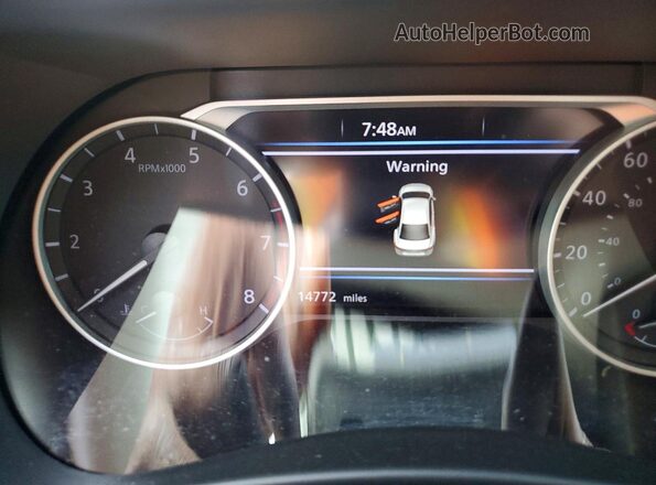 3N1AB8CV2SY359429 2025 NISSAN SENTRA Black Instrument cluster view