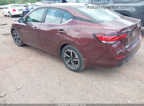3N1AB8CV2SY362539 2025 NISSAN SENTRA Burgundy Tył lewy