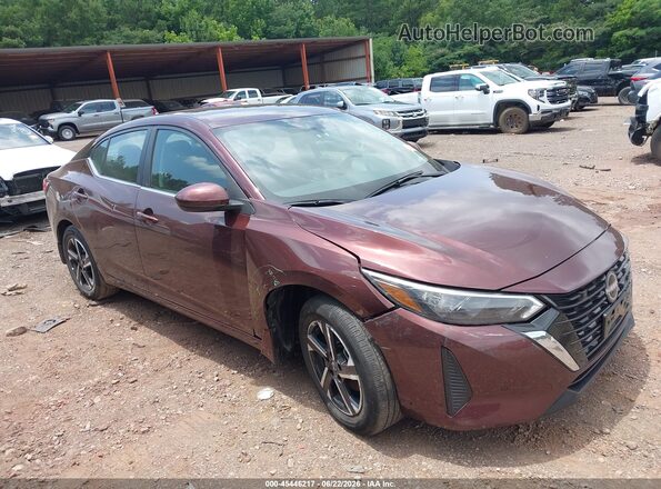 3N1AB8CV2SY362539 2025 NISSAN SENTRA Burgundy Widok z przodu