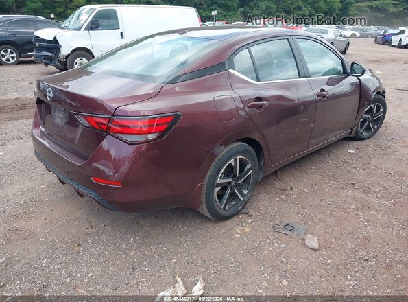 3N1AB8CV2SY362539 2025 NISSAN SENTRA Burgundy Tył prawy