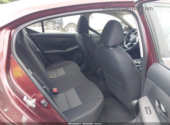 3N1AB8CV2SY362539 2025 NISSAN SENTRA Burgundy Widok naklejki z numerem VIN