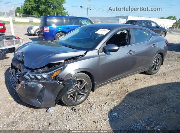 3N1AB8CV2SY370303 2025 NISSAN SENTRA Серый Передняя левая четверть