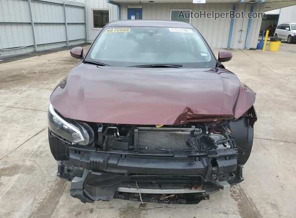 3N1AB8CV2SY375873 2025 NISSAN SENTRA Maroon VIN կոդի պիտակի տեսք