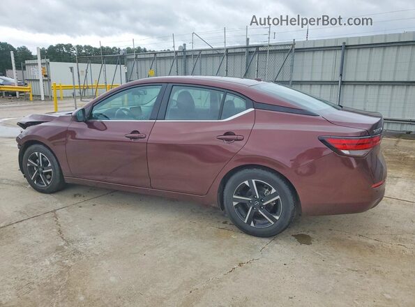 3N1AB8CV2SY375873 2025 NISSAN SENTRA Maroon Հետևի ձախ