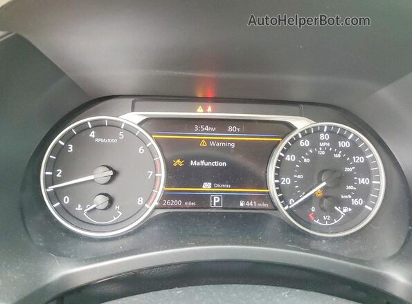 3N1AB8CV2SY375873 2025 NISSAN SENTRA Maroon Սարքավորումների վահանակի տեսք